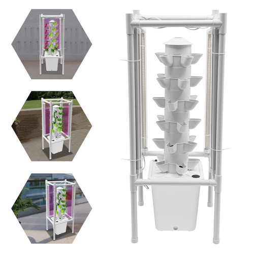 Pot vertical hydroponic - 30-pot,